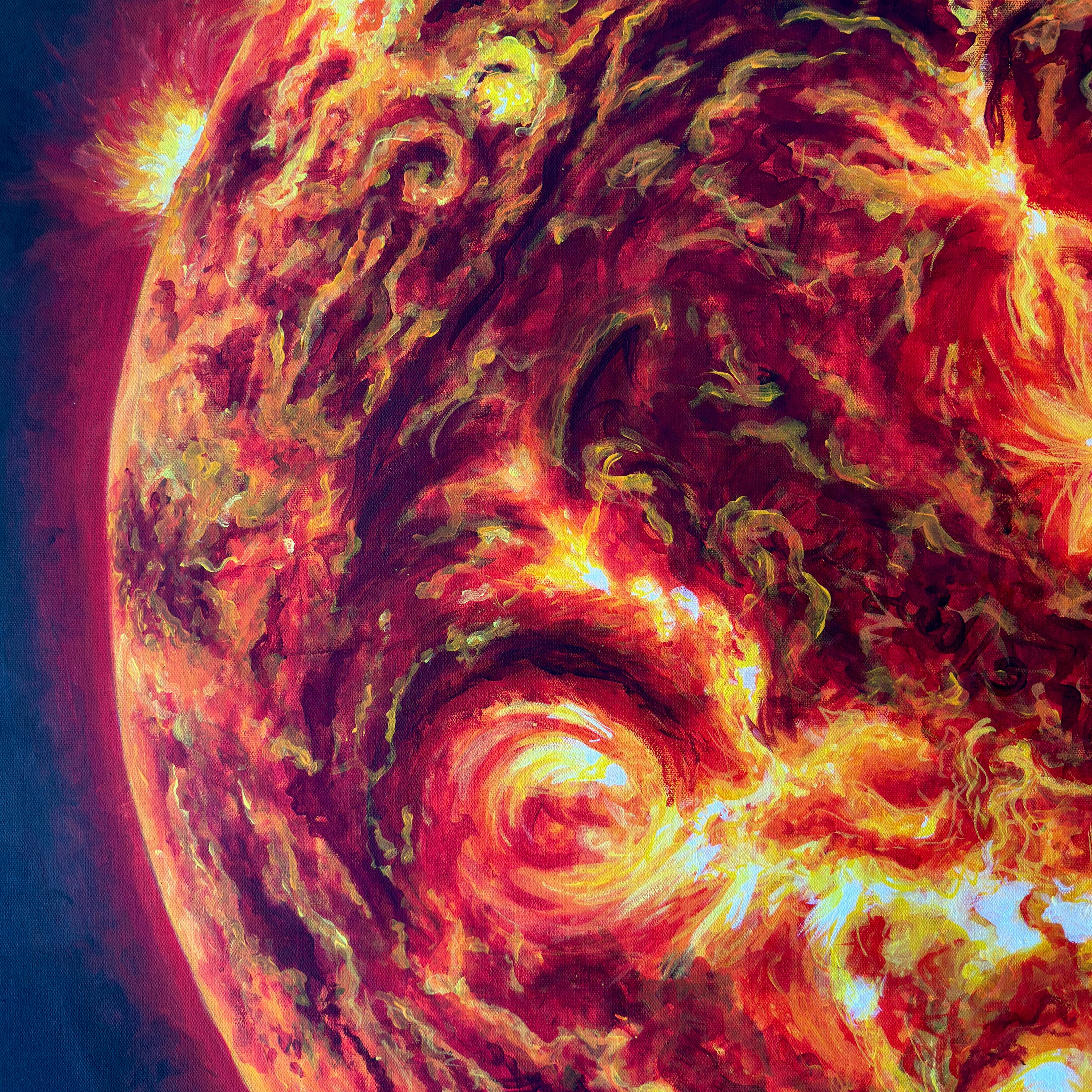 Star, Dust. — The Sun, detail